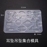 Geometric Silicone Mold for Earrings Pendant DIY Jewelry Mold