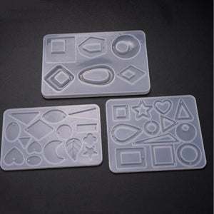 Geometric Silicone Mold for Earrings Pendant DIY Jewelry Mold