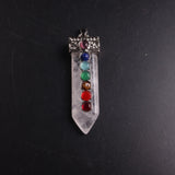Natural Stone Necklace Pendant Opalite Reiki Healing Pendulum