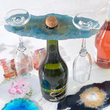 Irregular Wine Rack Mould Crystal Epoxy Coaster DIY Red Wine Tray