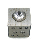 Goldsmithing Tools 50mm Square Dapping Block for Jewelry Making