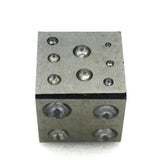 Goldsmithing Tools 50mm Square Dapping Block for Jewelry Making