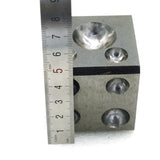 Goldsmithing Tools 50mm Square Dapping Block for Jewelry Making