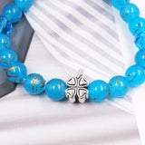 Printing Glass Bracelet Animal Alloy Pendant Beading Harajuku Style Bracelet