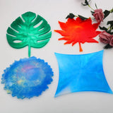 1PCS Maple Leaf Diamond Mold DIY Coaster Mold