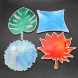 1PCS Maple Leaf Diamond Mold DIY Coaster Mold
