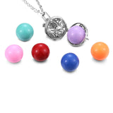 Mexico Chime Music Piano Ball Aroma Locket Necklace 12mm-16mm