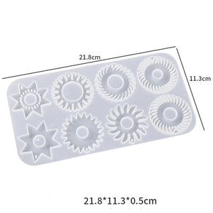 Punk Style Silicone Mold for Earrings Necklace Resin DIY