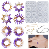 Punk Style Silicone Mold for Earrings Necklace Resin DIY
