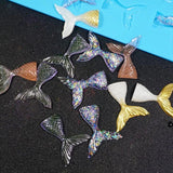 Marine Mini Fish Tail Silicone Mold DIY Liquid Table Keychain Mould
