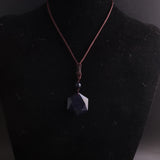 30mm Merkaba Power Necklace Natural Stone Reiki Healing Point Pendants