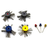 1PCS Silver Metal Jewelry Mounted Matt Brushes Steel Wire 0.2-1.0MM