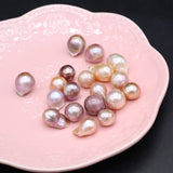 Natural Baroque Pearl Purple Beads DIY Jewelry Making 12-16mm