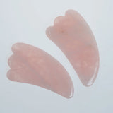 Natural Quartz Facial Gua Sha Stone, Body Massage Tool
