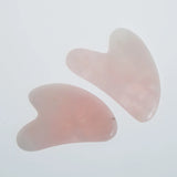 Natural Quartz Facial Gua Sha Stone, Body Massage Tool