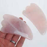 Natural Quartz Facial Gua Sha Stone, Body Massage Tool