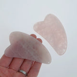 Natural Quartz Facial Gua Sha Stone, Body Massage Tool