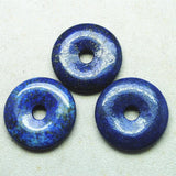 Lapis Lazuli Stone Pendants Donuts Shape 25MM-50MM for Necklace Making