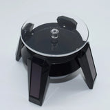 Solar Rotary Display Stand Turntable Jewelry Plate Deisgner Showcase