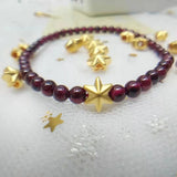 Solid 24Kt 3D Yellow Pendant Star Bead 0.1-0.2g 8*6.7mm