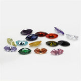 15pcs 4x4mm-10x10mm Marquise CZ Stones