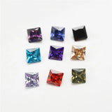 15pcs 4-10mm Square CZ Stone Loose Cubic Zirconia
