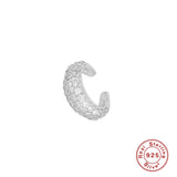 925 Silver Ear Cuff Faux Piercing Clip Earrings for Women
