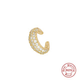 925 Silver Ear Cuff Faux Piercing Clip Earrings for Women