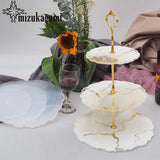 Resin Three-Layer Fruit Tray Silicone Mold DIY Crystal Epoxy Mold