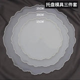 Resin Three-Layer Fruit Tray Silicone Mold DIY Crystal Epoxy Mold
