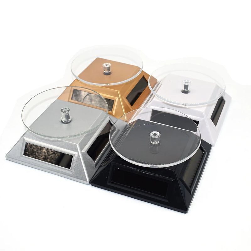 Electric 360 Rotation Showcase Holder for Watch Jewelry Mobile Phone