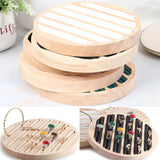 Round Storage Jewelry Ring Display Tray for Retail Use