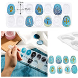 1PCS Rune Divination Crystal Epoxy Mold DIY Crafts
