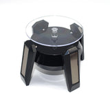 Solar 360 Turntable Display w/ LED for Jewelry Watch Ring