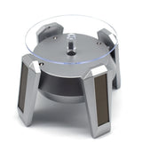 Solar 360 Turntable Display w/ LED for Jewelry Watch Ring