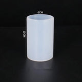 Translucent Pen Container Hexagon Cups Silicone Mold DIY Jewelry Making Tool