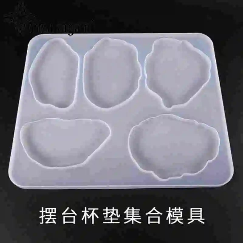 Transparent Silicone Mold Dried Flower Resin Decorative DIY Coaster