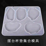 Transparent Silicone Mold Dried Flower Resin Decorative DIY Coaster