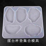 Transparent Silicone Mold Dried Flower Resin Decorative DIY Coaster