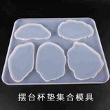 Transparent Silicone Mold Dried Flower Resin Decorative DIY Coaster
