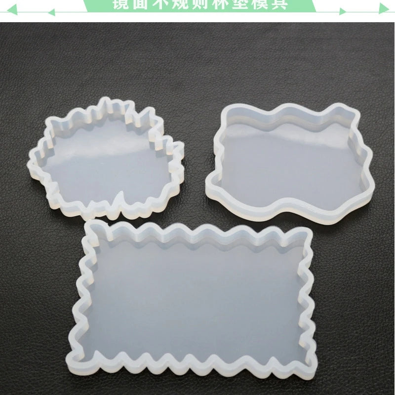 Transparent Silicone Mold Necklace Lanugo Resin Craft DIY Maple Leaf Coaster