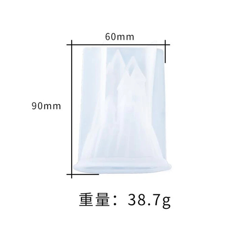 Transparent Silicone Mould Dried Flower Resin Craft Castle Mold