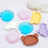 Bulldog Dog Plate Silicone Mold for DIY Decorative Crystal Epoxy