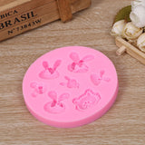 UV Resin Jewelry Silicone Mold Bow Tie Rabbit Head Shape Resin Molds