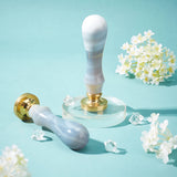 Natural Banded Agate Stamp Handle for Wax Seal Stamp Head