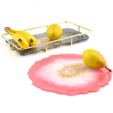 Large Fruit Tray Transparent Silicone Mold DIY Coaster Epoxy Swing Table Mold