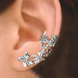 Leaves Clip on Earrings Ear Cuff For Women Girl Lady Without Piercing