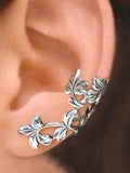 Leaves Clip on Earrings Ear Cuff For Women Girl Lady Without Piercing