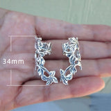 Leaves Clip on Earrings Ear Cuff For Women Girl Lady Without Piercing