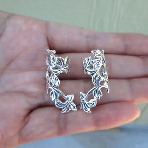 Leaves Clip on Earrings Ear Cuff For Women Girl Lady Without Piercing